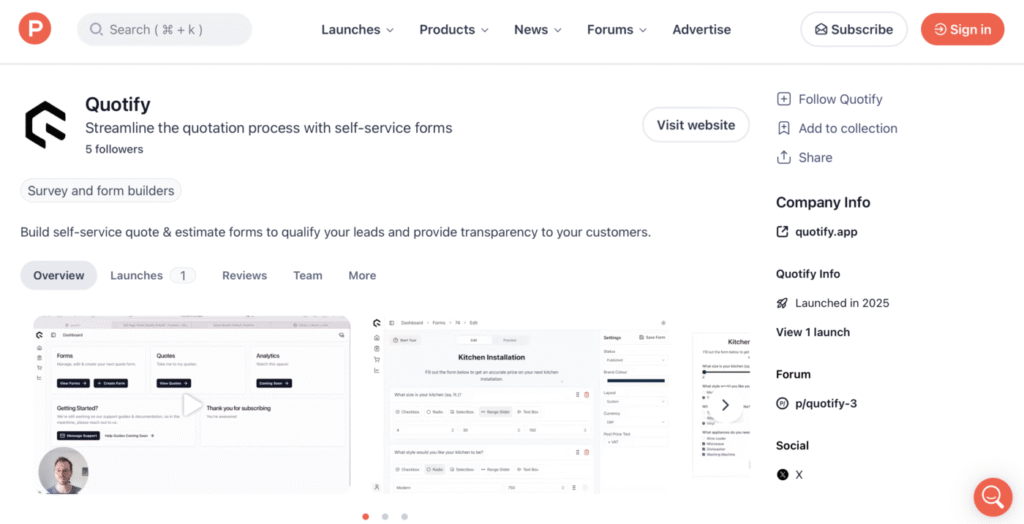 Launching-Quotify-on-Product-Hunt