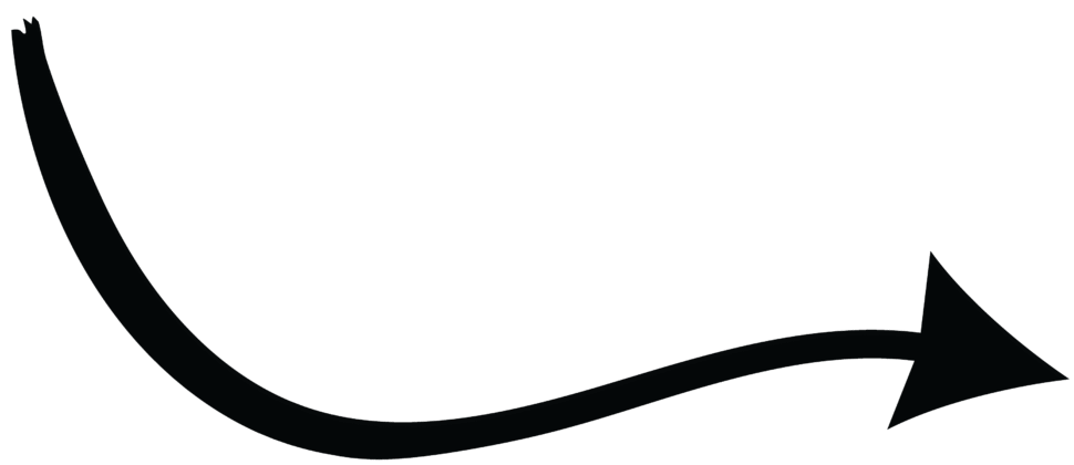 Arrow pointing top to right